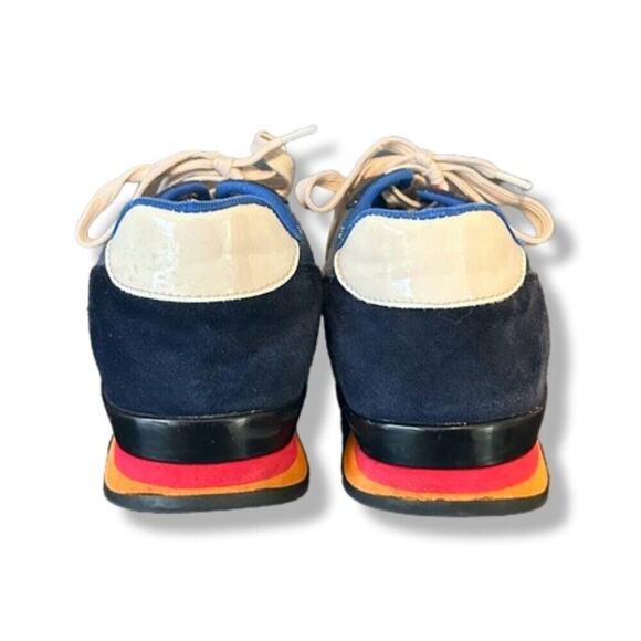 OPP France Lace-Up Suede Sneakers in Blue MENS size 7.5, WOMENS size 9.5 - Picture 9 of 10